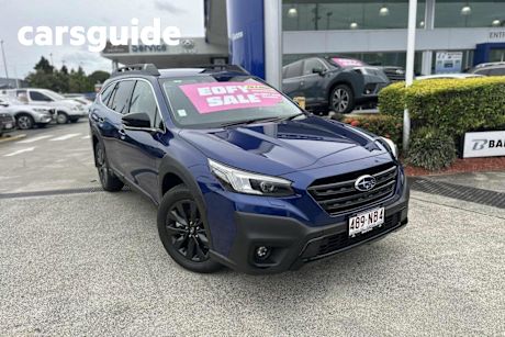 Blue 2024 Subaru Outback Wagon AWD Sport XT