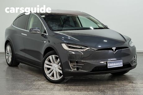 Grey 2016 Tesla Model X Wagon 90D