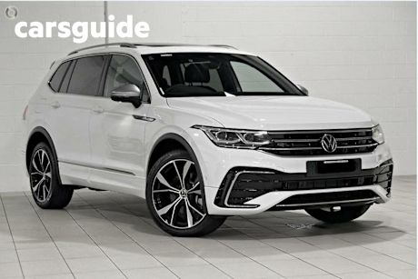 White 2024 Volkswagen Tiguan Wagon 162TSI R-Line DSG 4MOTION Allspace