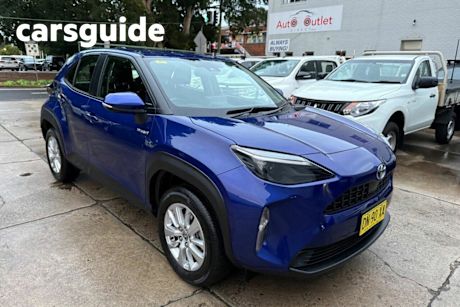 Blue 2023 Toyota Yaris Cross Wagon GX Hybrid