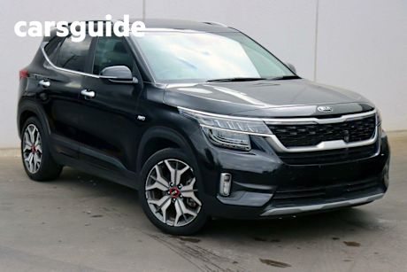 Black 2020 Kia Seltos Wagon GT Line (awd)