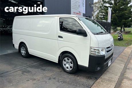 White 2016 Toyota Hiace Van LWB