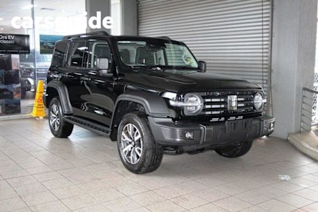 Black 2025 GWM Tank 300 Wagon Ultra Hybrid