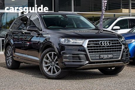 Black 2018 Audi Q7 Wagon 3.0 TDI Quattro (160KW)