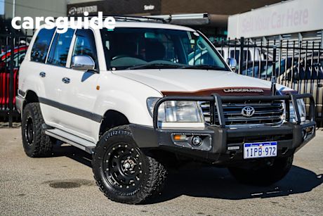 White 2003 Toyota Landcruiser Wagon GXL (4X4)