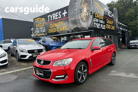 Red 2017 Holden Commodore Sportswagon SV6