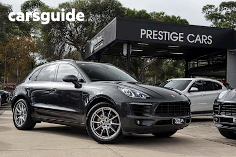 Grey 2017 Porsche Macan Wagon S Diesel