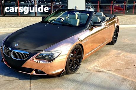 Gold 2004 BMW 645CI Convertible Steptronic