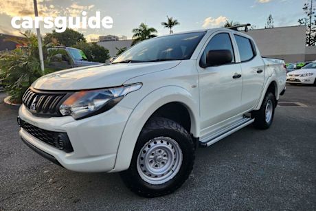 White 2017 Mitsubishi Triton Dual Cab Utility GLX