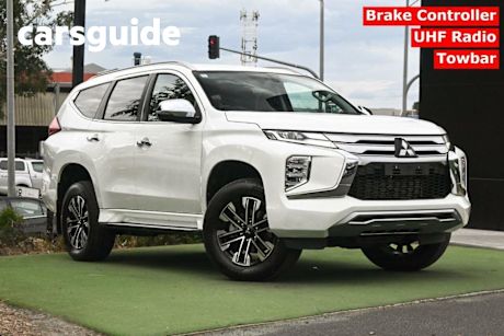 White 2020 Mitsubishi Pajero Sport Wagon GLS (4X4) 7 Seat