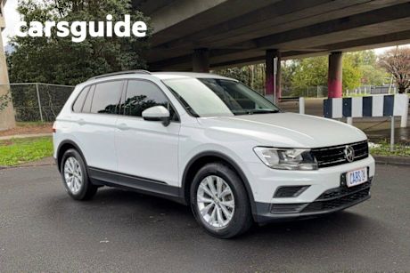 White 2017 Volkswagen Tiguan Wagon 110 TSI Trendline