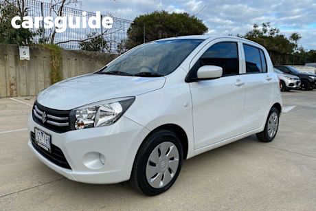 White 2015 Suzuki Celerio Hatchback