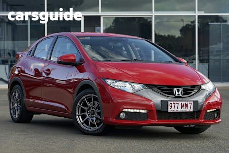 Red 2012 Honda Civic Hatchback VTI-L