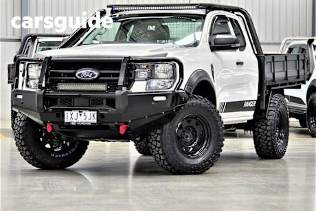 White 2023 Ford Ranger Super Cab Chassis XL 2.0 (4X4)