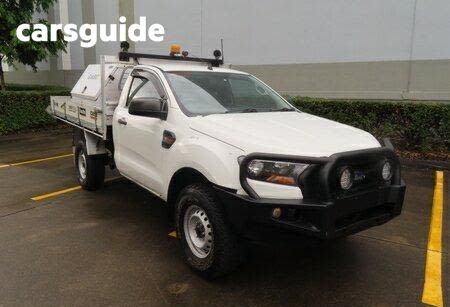 White 2017 Ford Ranger Cab Chassis XL 3.2 (4X4)