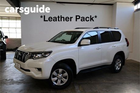 White 2018 Toyota Landcruiser Prado Wagon GXL (4X4)