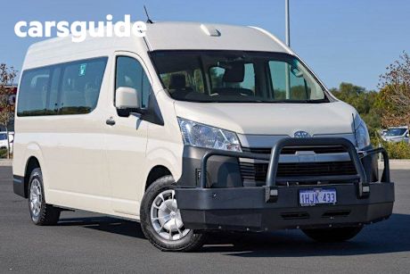 White 2021 Toyota Hiace Bus Slwb Commuter GL (12 Seats)