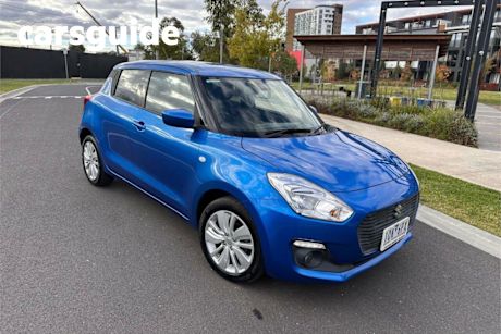 Blue 2017 Suzuki Swift Hatchback GL Navigator (safety)