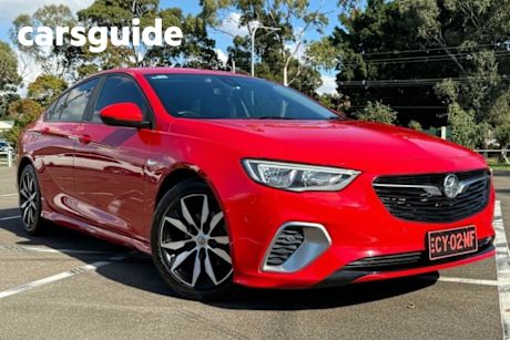 Red 2019 Holden Commodore Liftback RS