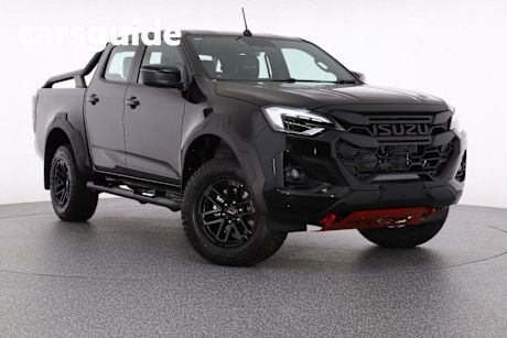 Black 2025 Isuzu D-MAX Crew Cab Utility Blade