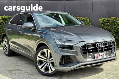 Grey 2018 Audi Q8 Wagon 55 Tfsi Quattro (hybrid)