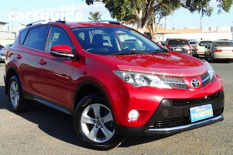 Red 2014 Toyota RAV4 Wagon Cruiser (4X4)