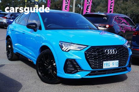 Blue 2020 Audi Q3 Sportback 40 Tfsi Quattro S Line
