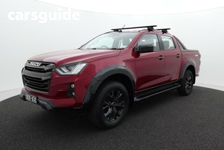 Red 2023 Isuzu D-MAX Crew Cab Utility X-Terrain (4X4)
