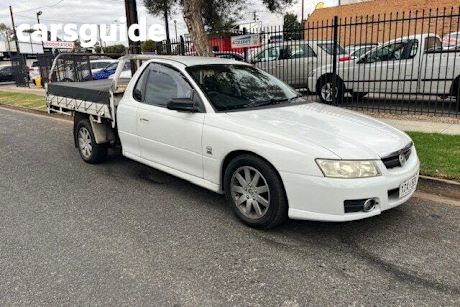 White 2004 Holden Commodore Cab Chassis ONE Tonner