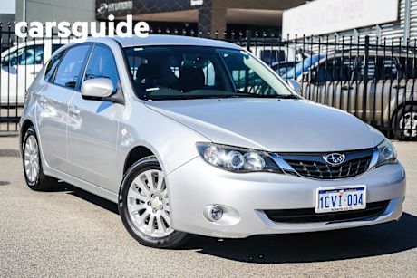Silver 2008 Subaru Impreza Hatchback RX (awd)
