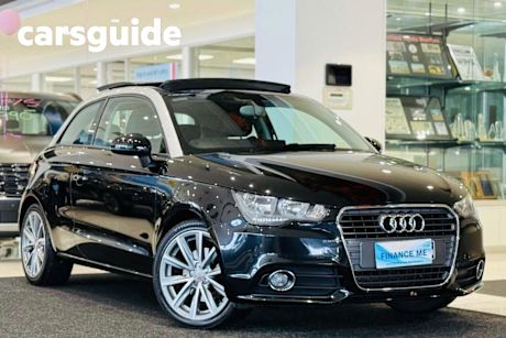 Black 2011 Audi A1 Hatchback 1.4 Tfsi Ambition