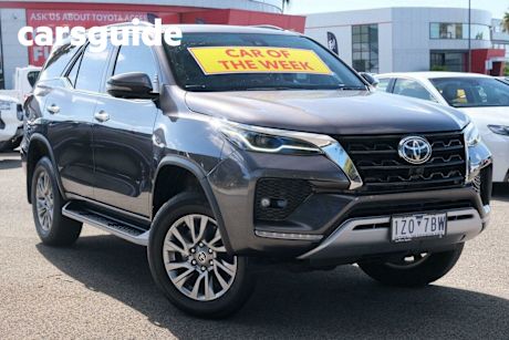 Grey 2024 Toyota Fortuner Wagon Crusade