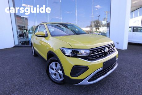 Yellow 2024 Volkswagen T-Cross Wagon 85TFI Life