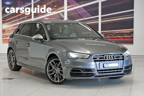 Grey 2016 Audi S3 Hatchback Sportback 2.0 Tfsi Quattro