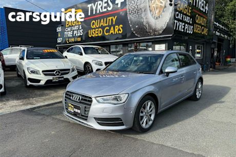 Silver 2015 Audi A3 Hatchback Sportback 1.4 Tfsi Attraction