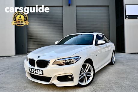 White 2015 BMW 220I Coupe M-Sport