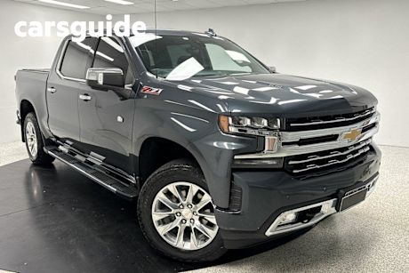 Grey 2021 Chevrolet Silverado Crew Cab Utility 1500 LTZ Premium Tech Pack
