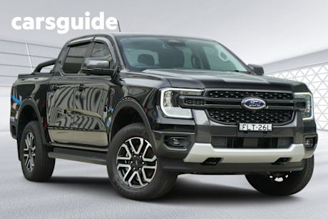 Black 2024 Ford Ranger Double Cab Pick Up Sport 3.0 (4X4)