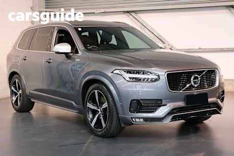 Grey 2017 Volvo XC90 Wagon T6 R-Design