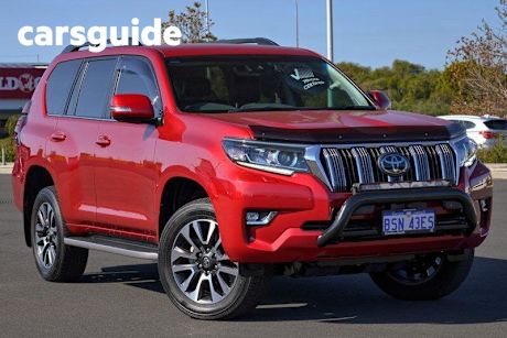 Red 2023 Toyota Prado Wagon DSL WGN AT VX