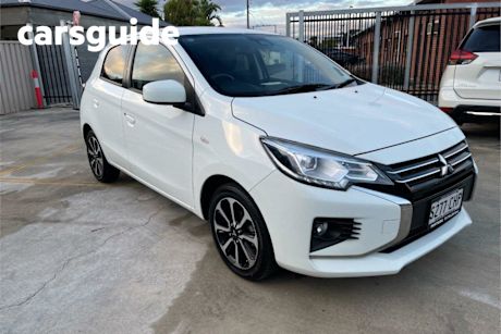 White 2020 Mitsubishi Mirage Hatchback LS