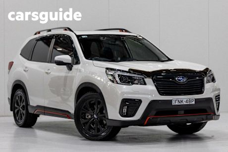 White 2020 Subaru Forester Wagon 2.5I Sport (awd)