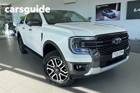 White 2024 Ford Ranger Double Cab Pick Up Sport 2.0 (4X4)