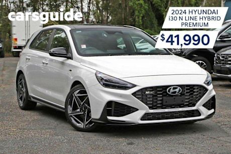 White 2024 Hyundai I30 Hatchback N Line PRM Mhev