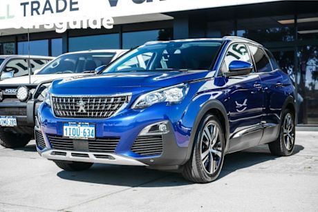Blue 2019 Peugeot 3008 Hatch Allure SUV