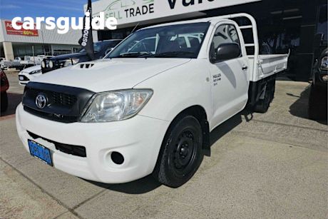 White 2011 Toyota Hilux Cab Chassis SR