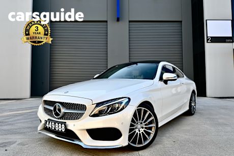 White 2016 Mercedes-Benz C300 Coupe