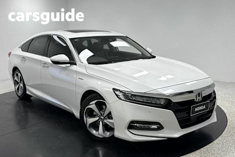 White 2020 Honda Accord Sedan VTI-LX 2.0L Hybrid