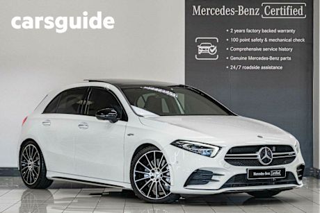 White 2020 Mercedes-Benz A35 Hatchback 4Matic