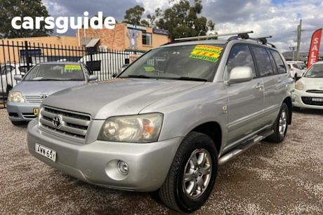 Silver 2005 Toyota Kluger Wagon CVX (4x4) MCU28R